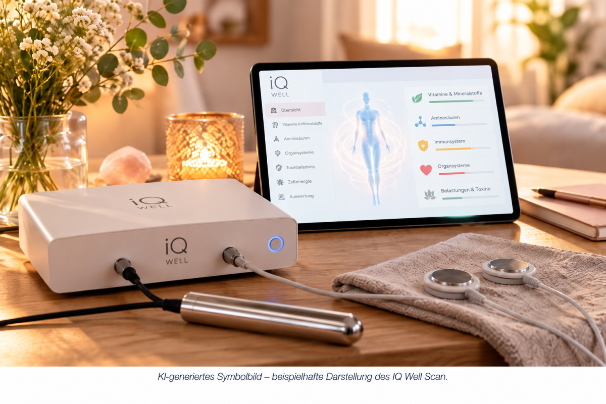 IQ Well Scan – Symbolbild KI-generiertes Symbolbild des IQ Well Scan